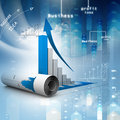 Statistical curves schematic diagram of a curve Royalty Free Stock Photography