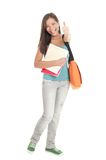 Student standing success Royalty Free Stock Photos