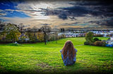 Teenager in foster care  Stock Photo