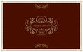 Vector vintage gray frames decor set label Stock Image