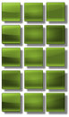 Web buttons glossy set of made ​​of glass shiny colorful square rectangle circle Royalty Free Stock Photography