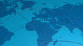 World map connect d design blue and connections Stock Photos