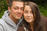 Young Blended Couple Stock Photo